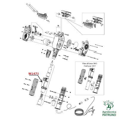 Leva bloccaggio con viti Lisam W1471
