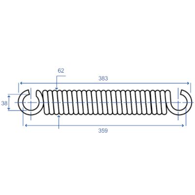 molla tiller filo 12 lunga