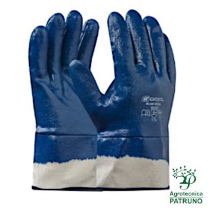 Guanti nitrile blu carburante