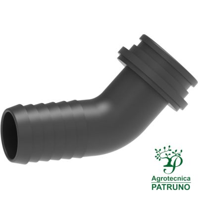 Portagomma curvo 45° 1.½