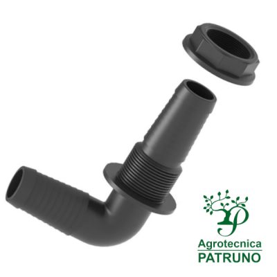 Raccordo curvo tutto un pezzo ½x15