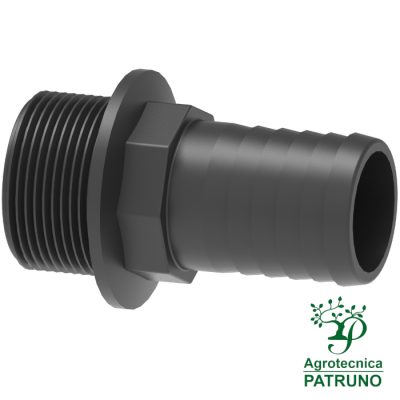 Raccordo portagomma nylon 13x½