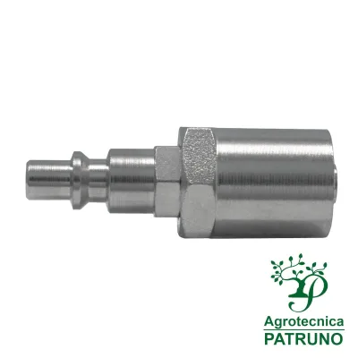 Innesto rapido Italiano con portagomma 10x15