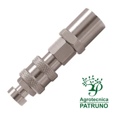 Rubinetto a corsoio con portagomma 10x19
