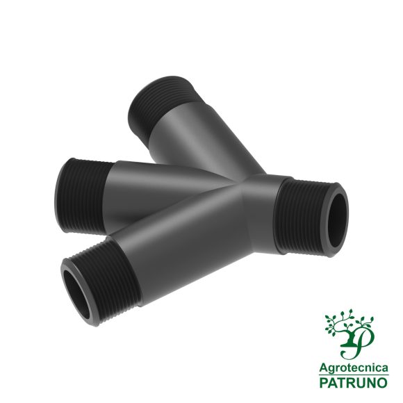 Raccordo a 4 vie 45° maschio ½ 160020