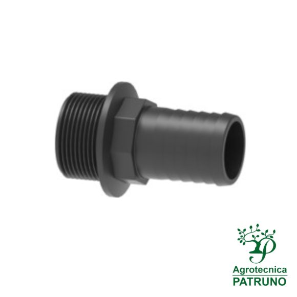 Raccordo portagomma maschio 35x1"1/2