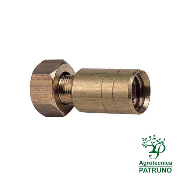 Giunto autobloccante 13x24 con ghiera ½