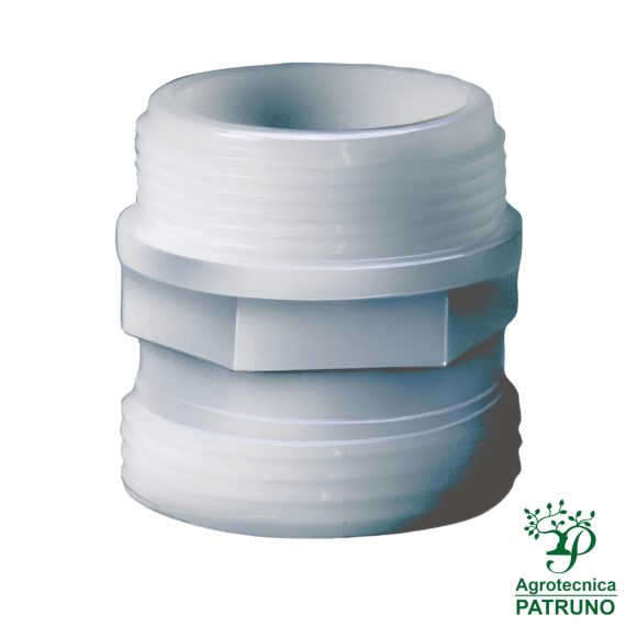 Nipplo filettato bianco 2 - 73x4