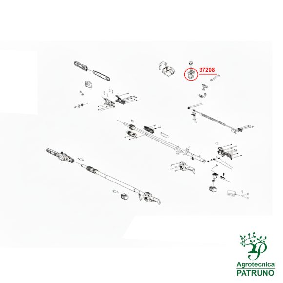 Serbatoio olio Ausonia Pole Saw 37208