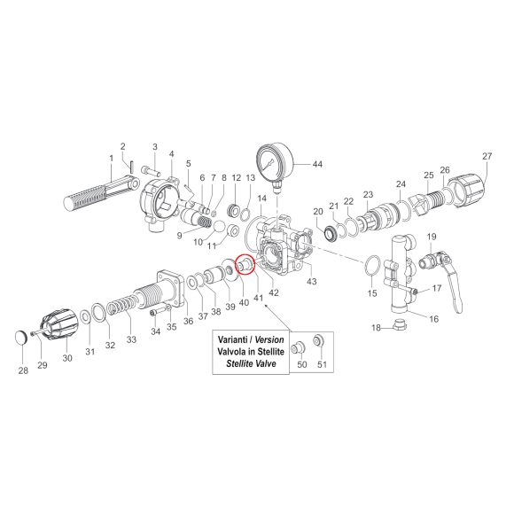 Valvola HPR 3600012500 Comet