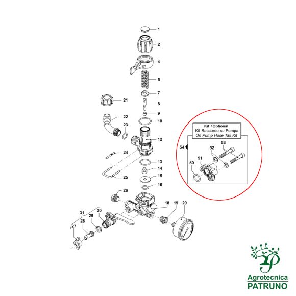 Kit flangia Comet 2803047400